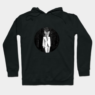 White fox of the black forrest Hoodie